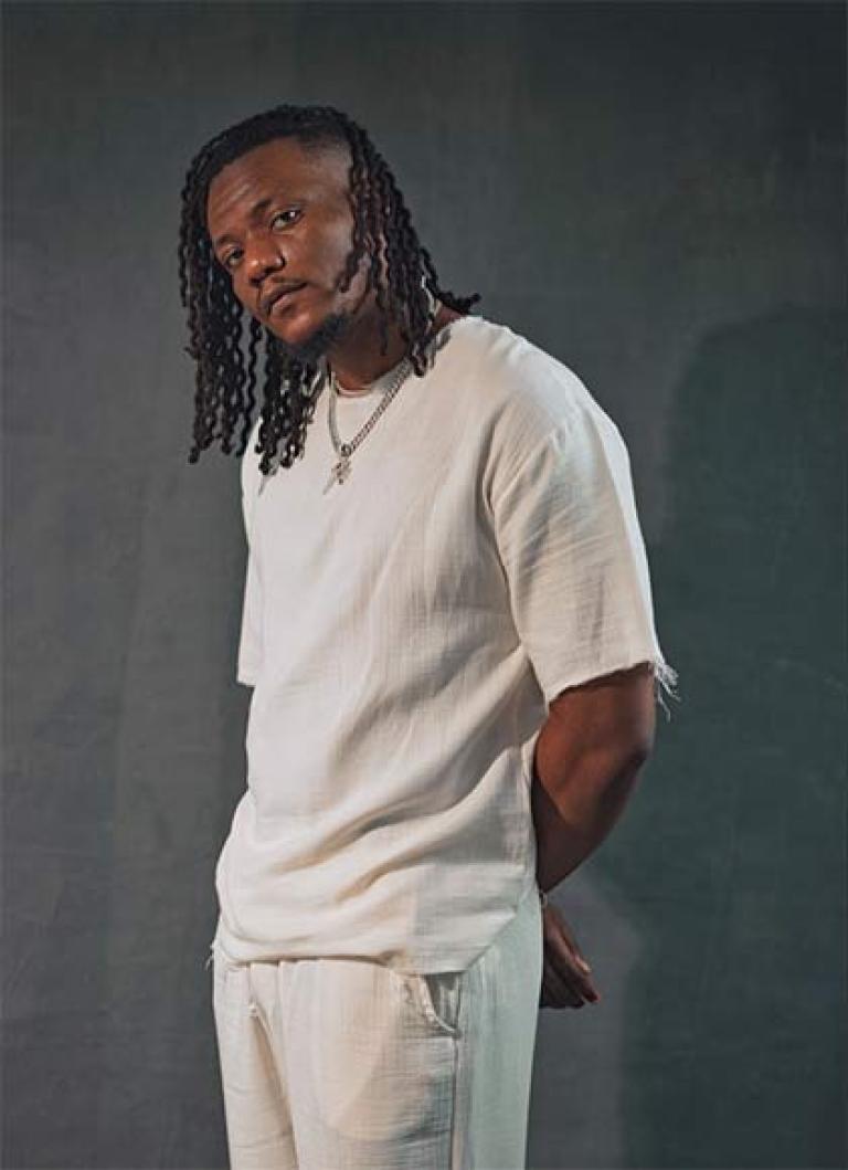 A picture of guest artist Pheelz