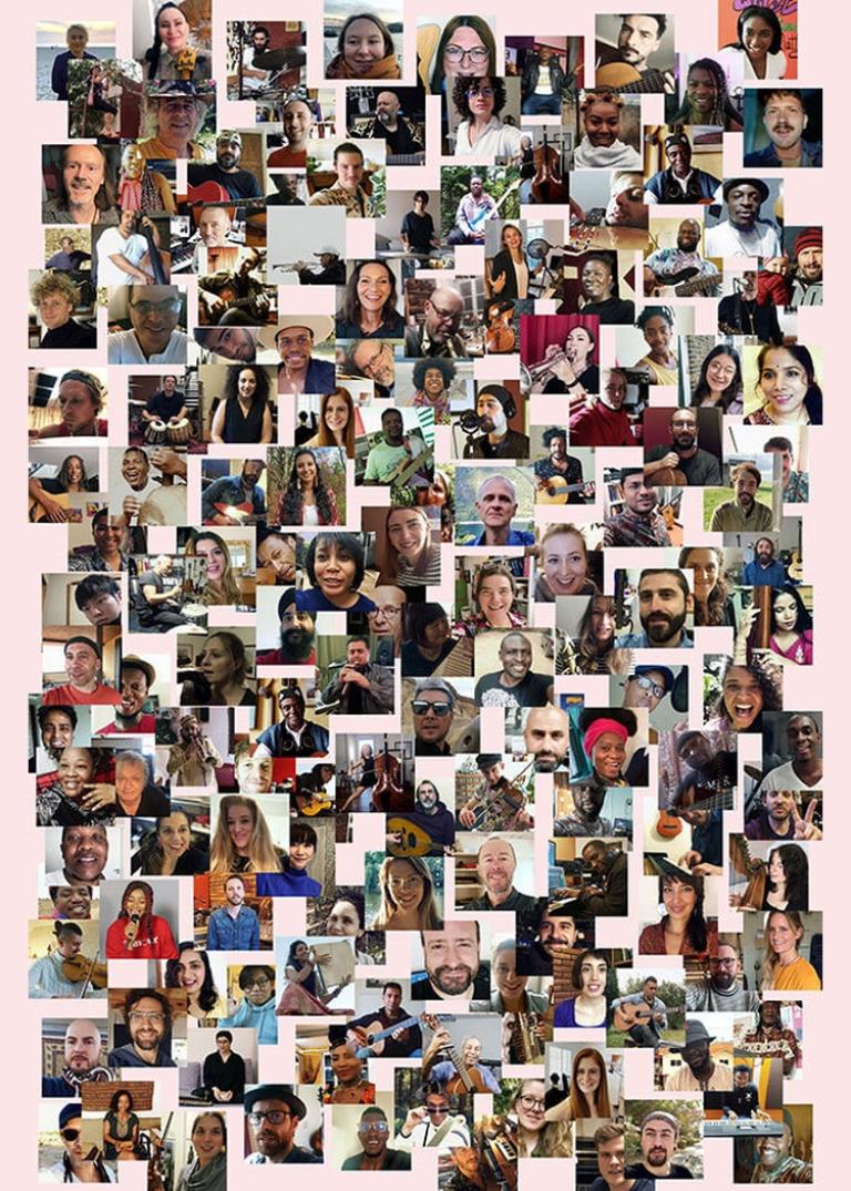 A collage of Beyond Music artists