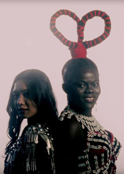 image of Wiyaala and Ah Moon